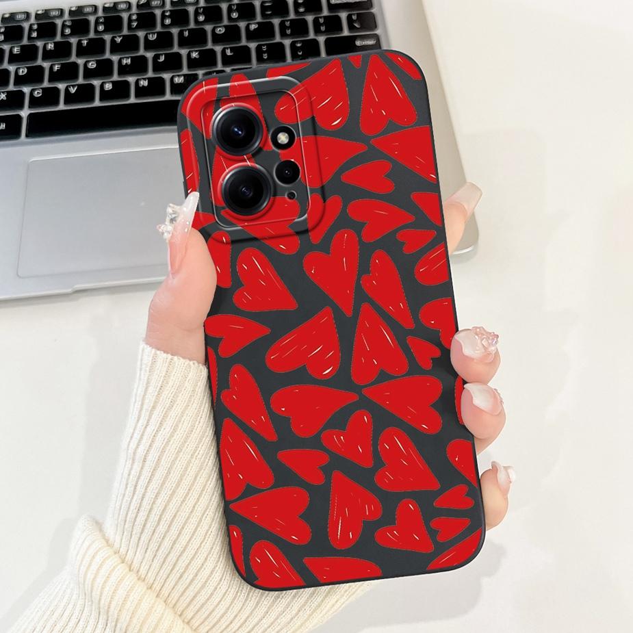 Per Custodia Xiaomi Redmi Note 12 4G Note12 5G Carina Coniglio Cartone Animato Cover Morbida TPU Custodia per Telefono Per Xiaomi Redmi Note 12 Pro Plus Guscio