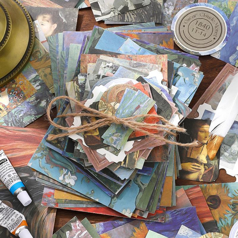 Creative Scrapbook Vintage Materials Paper Combo Kit DIY Junk Journal Collage Photo Album Retro Art