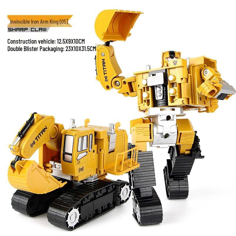 

Детская трансформирующаяся машина-робот: Сплавная полицейская машина, самолет и модель меха