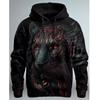 Graphic Lion Men's Fashion 3D Print Hoodie Streetwear Hoodies Long Sleeve Hooded Print Front Pocket Spring Hoodie Sweatshirt
