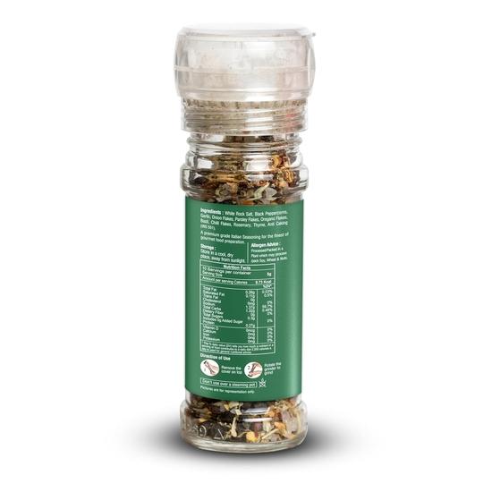 JK Italian Seasoning Crusher/Grinder | Blend of Herbs, Best Seasoning for Pizza, Pasta, and All Italian DishesMulti-Use 50g (Pack of 4)