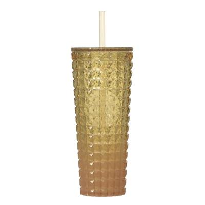 STARBUCKS Herbstfest 2025 Cold Cup Tumbler, Mondbeige, 710ml, Tumbler, Wasserflasche, Starbucks, Beige