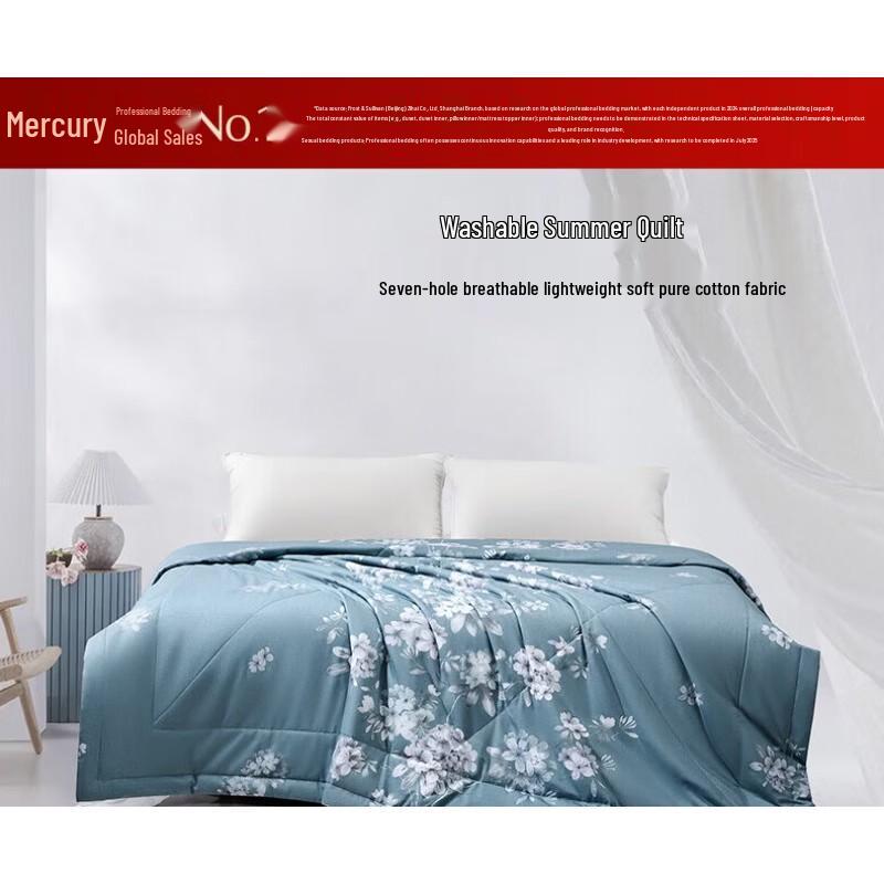 Mercury Home Textiles 7-Hole Fiber Summer Quilt