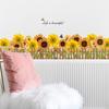 Garden Butterfly Sunflower Skirting Board Wall Stickers Children's Room Kindergarten Corner Decoration