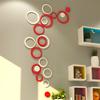 DIY 3D Circles Ring Wall Stickers Indoor Home Decoration Removable New
