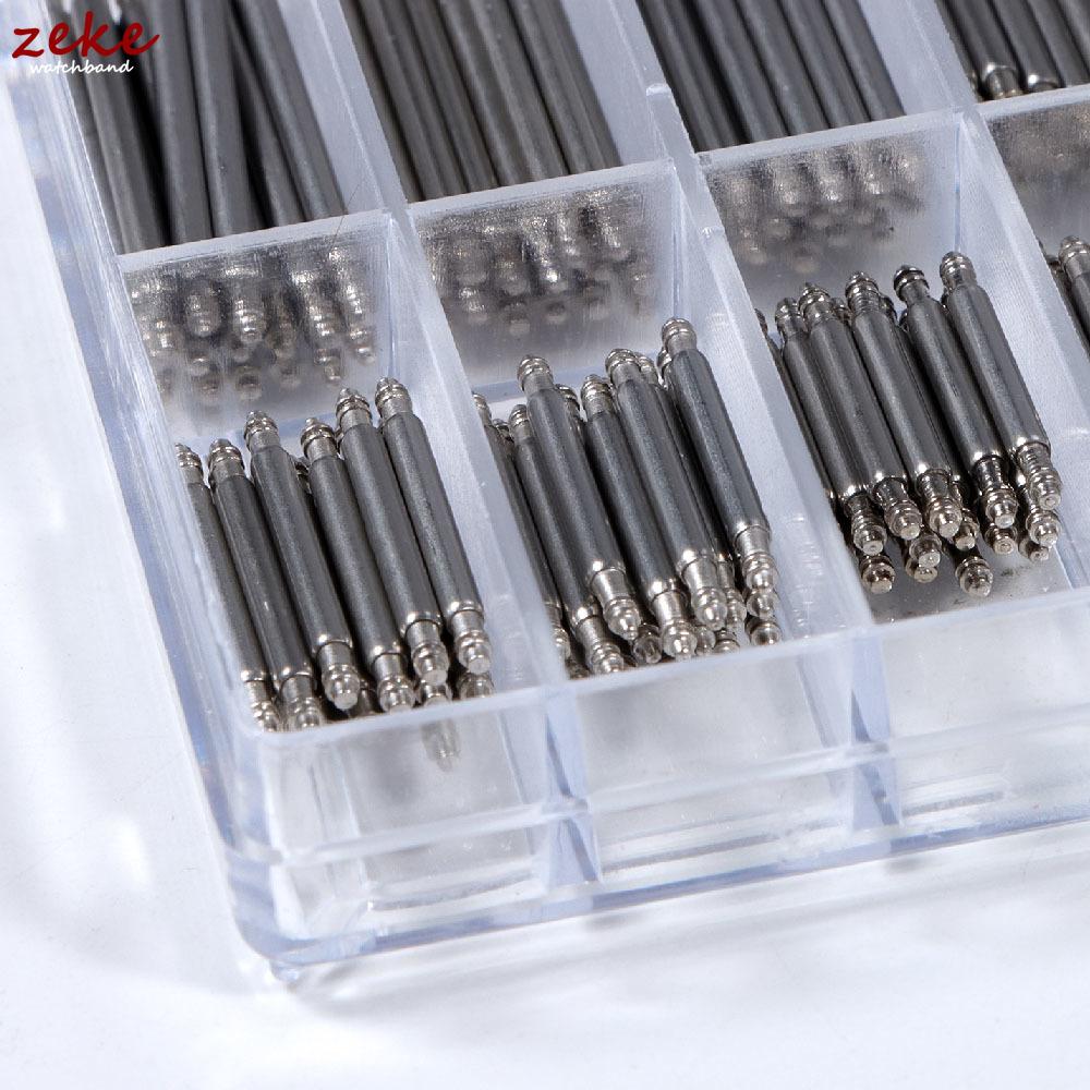 270pcs/set Strainless Steel Spring Bars Dia 1.8mm 1.5mm Length 8mm-25mm Watchband Strap Belt Watch Repair Tools 360pcs/set Pin