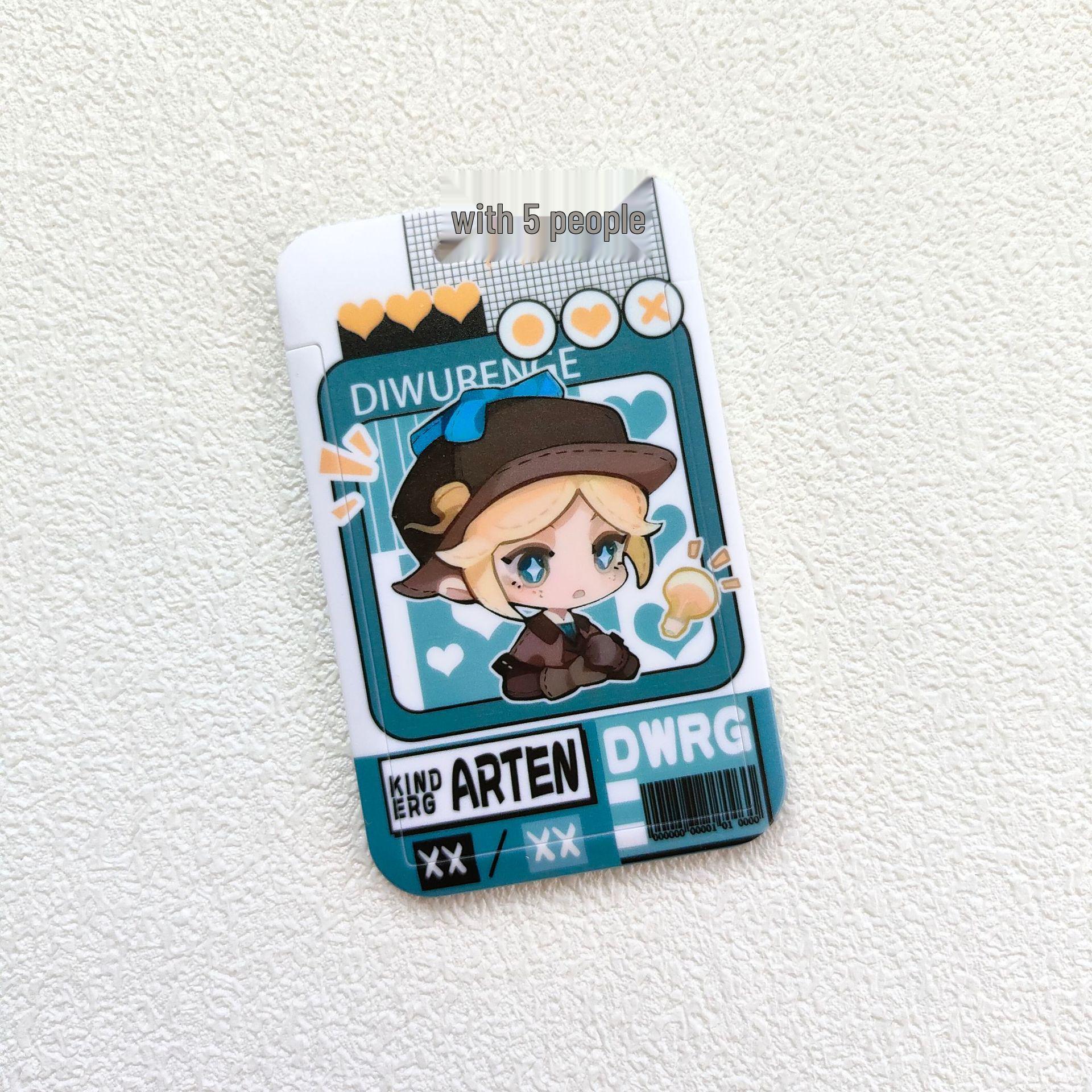 Identity V Antiquarian Seer Campus Lanyard & Card Holder Keychain