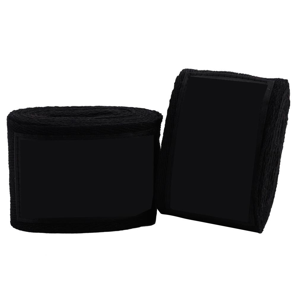 Adults 1 Pair Elastic Handwraps Hand Wrap for Boxing Kickboxing Muay Thai (Black)