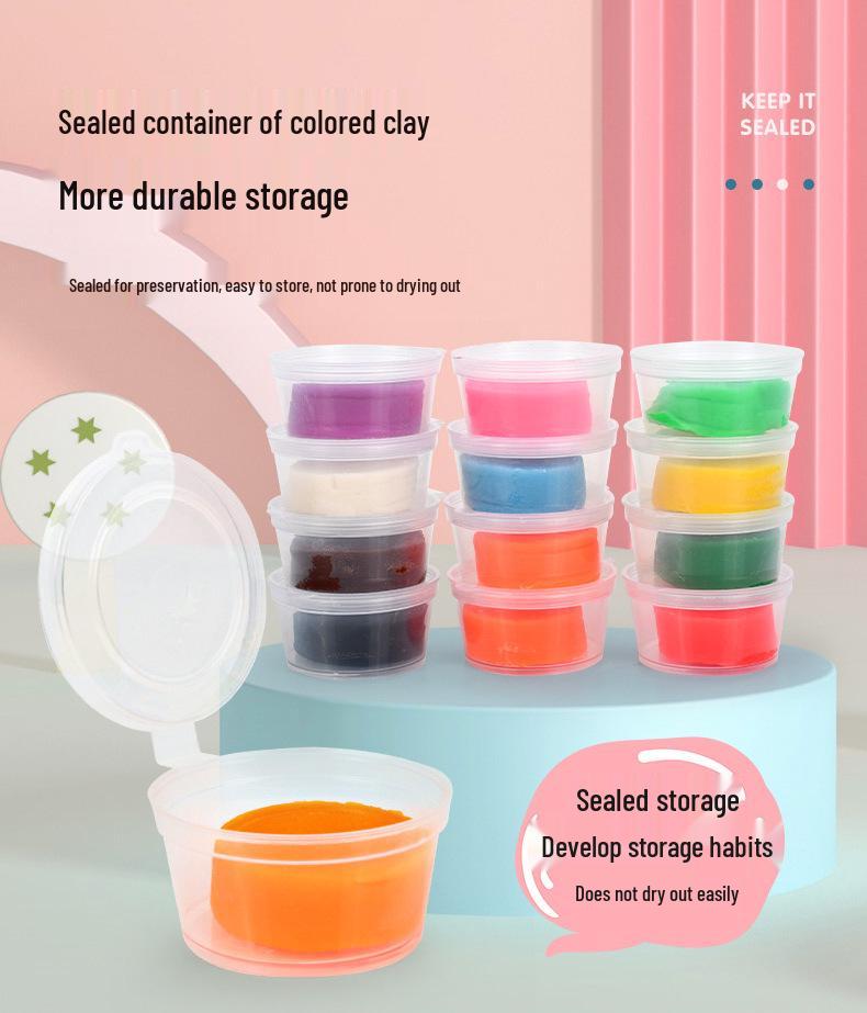 Colorful Clay Piggy Eraser & Noodle Maker Toy Set for Kids - Lightweight Clay for Boys & Girls, Ideal for Kindergarten Activities