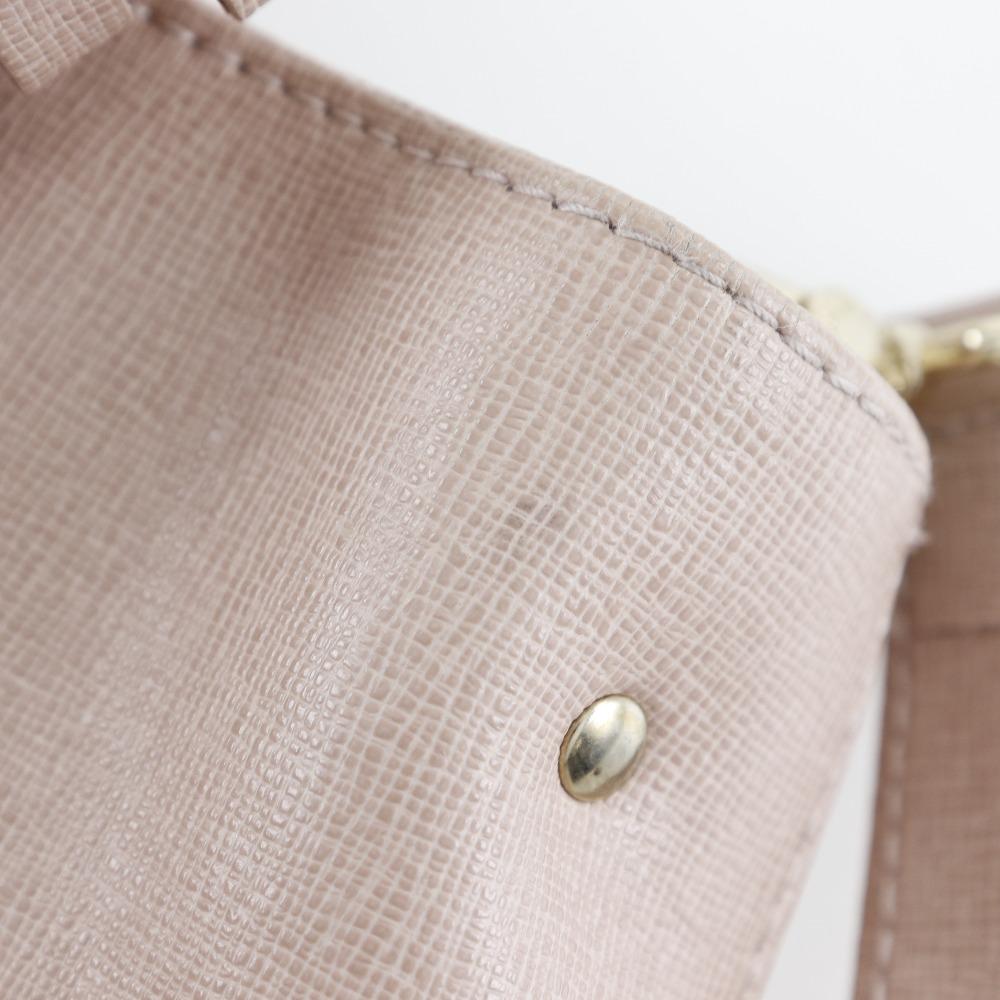 Furla 2WAYShoulder Handbag Pink Leather Women Used