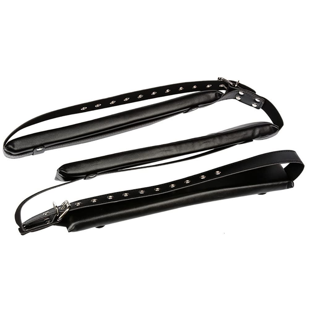 Samcos SM Restraints Legs Spreading Belt Restraints Both Legs Restraints Adjustable Adult Toys Legs Spreading Restraints SM Cosplay M-shaped M-shaped