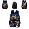 Nightmare Critters Cute And Playful Dual Shoulder Backpack For Students Ages 3 To 4