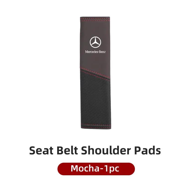 For Mercedes Benz Car Seat Safety Belt Shoulder Cover Spliced Protective Cover CLK GLC W212 C200 C300 W203 W204 W205 W169 W176
