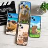 Cartoon  Capybara Art Case for Motorola Moto Edge 60 60s 70 G86 G56 G54 E14 G04S G45 G54 G64 S30 S50 X30 X40 X50 Ultra Pro Power