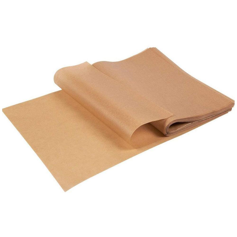 100Pcs Baking Paper Pan Liner Cookie Sheet Paper High Tempreture Resistant Cloth Baking Mat BBQ Anti-oil Baking Oil Paper