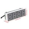 DIY Digital Tube LED Electronic Clock Time Car Thermometer Voltage Meter Monitor