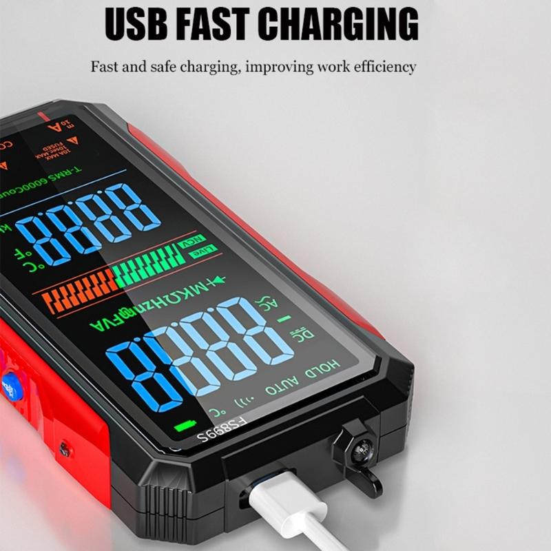 Pack Of 18 Professional Rechargeable Digital Multimeter With USB C Charging ABS Shell For Electrical Testing And Repair