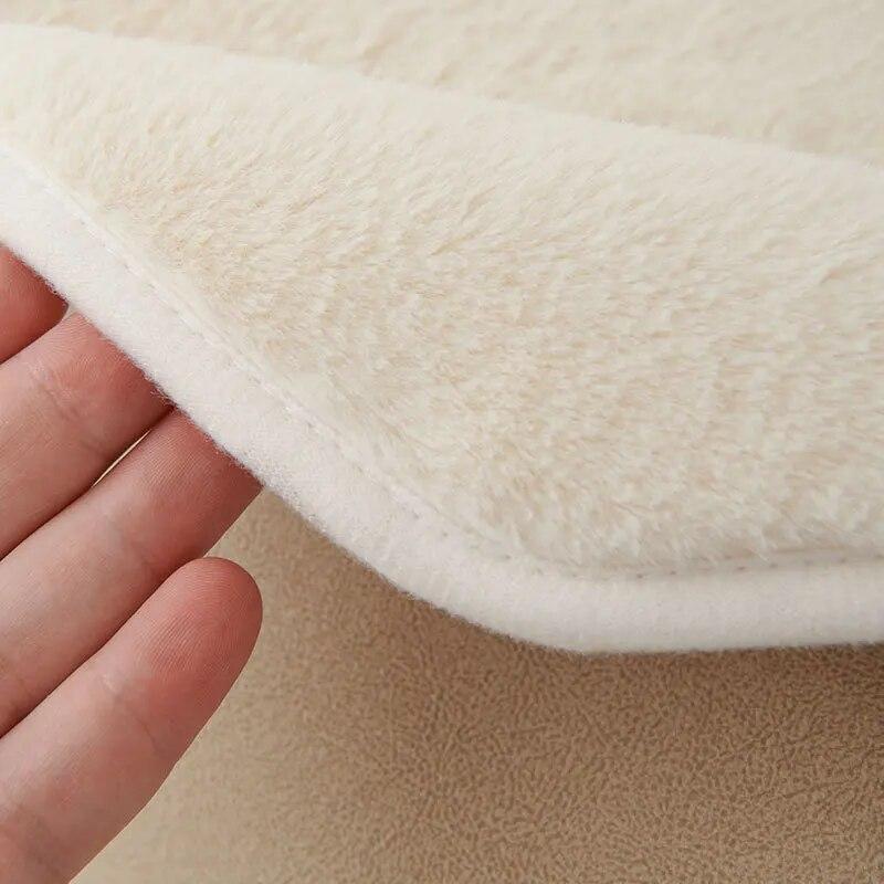 Winter Soft Plush Quilted Sofa Towel Solid Color Luxury Plush Sofa Covers Thicken Anti-slip Couch Covers for Living Room