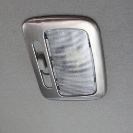 Cotochsun Car Styling Stainless Steel Interior Reading Lamp Frame Modified Trim Decoration Case For MITSUBISHI ASX 2013-