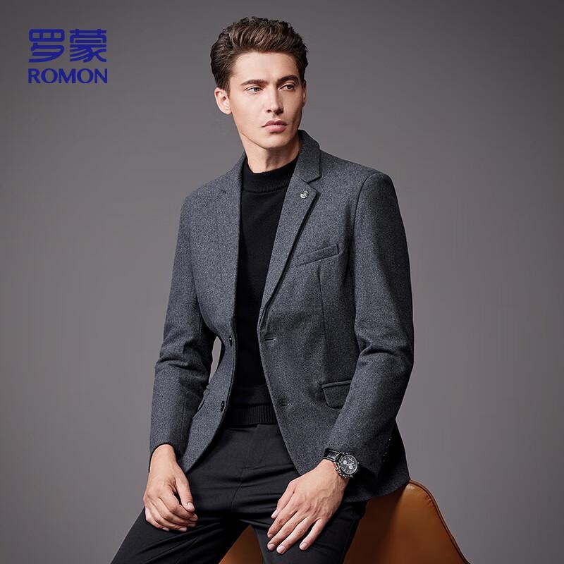 ROMON Men's XF78 Wool Blend Suit Jacket