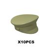 Military Building Blocks Accessories Soldier Figures Soviet Helmets Guard Hat Navy Pirate Firefighter Army Hats Mini Bricks Toys