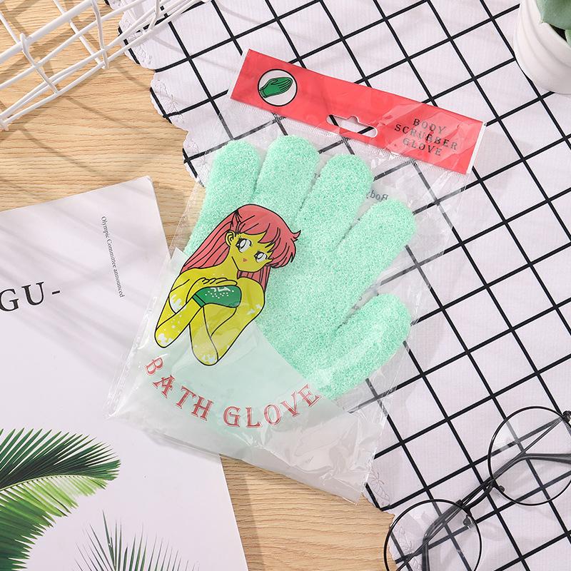 3 Stück Hammam Dusche Verdicken Bad Magischer Peelinghandschuh Exfolierend Bräunungsentfernung Kessa Baden Reinigungsprodukte Körperbürste