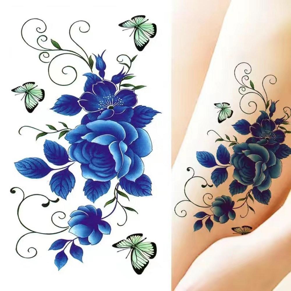 BLOWFISH FUGU 0008/Tattoo-Aufkleber Tattoo-Aufkleber/Tattoo-Aufkleber/Tattoo 6*2P, 1 Set