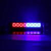 8LED 12V Car LED Strobe Warning Light Truck Emergency Flasher Dash Strobe Light Day Running Flash Led Police Lights Red/Blue