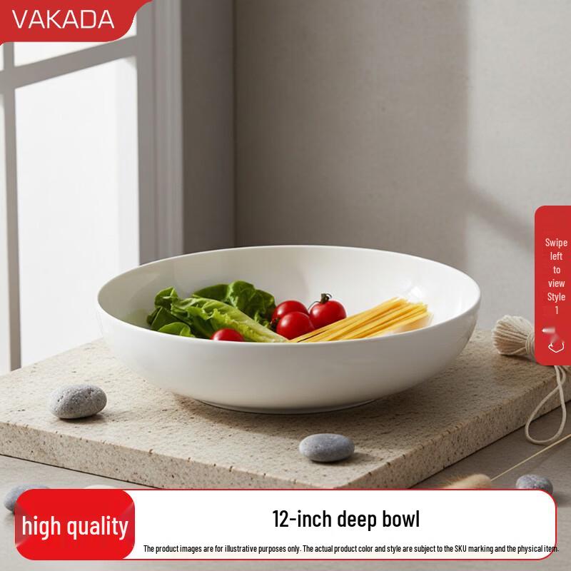 VAKADA Ceramic Multi-purpose Deep Bowl