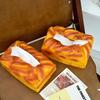 Food Toast Bread Simulation Bread Tissue Rack Storage Box Desktop Organizer Fake Toast Tissue Holder Ornament Table Decoration