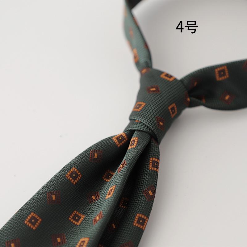 

Мужской галстук в стиле ретро-джентльмена, французский, 8 см, темно-зеленый, кофейно-бордовый, в полоску, профессия