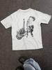Y2K Los Angeles Print Unisex TShirt Short Sleeve Casual Top with Hand Gesture  LetteringRelaxed Fit Round Neck Themed Outfits