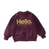 Baby Girls Boys Sweatshirt Kids Letter Hoodies Toddler Autumn Outerwear Winter Children's Clothing