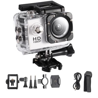 Waterproof Outdoor Cycling Sports Mini DV Action Camera Camcorder (White)