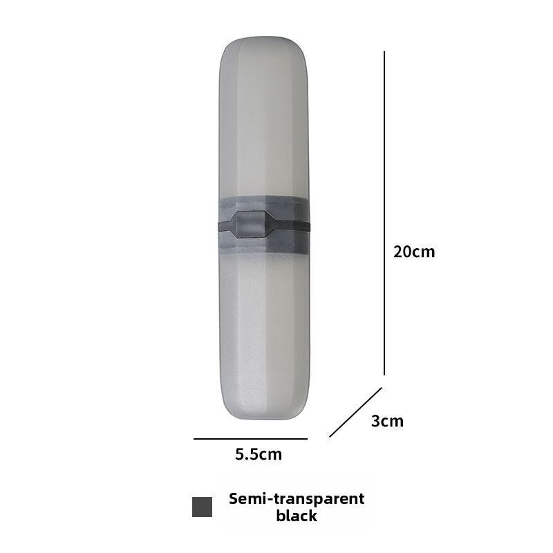Home Portable Toothbrush Box Student Travel Plastic Toothbrush Cup Tableware Box Pencil Box Toothbrush Toothpaste Storage Box