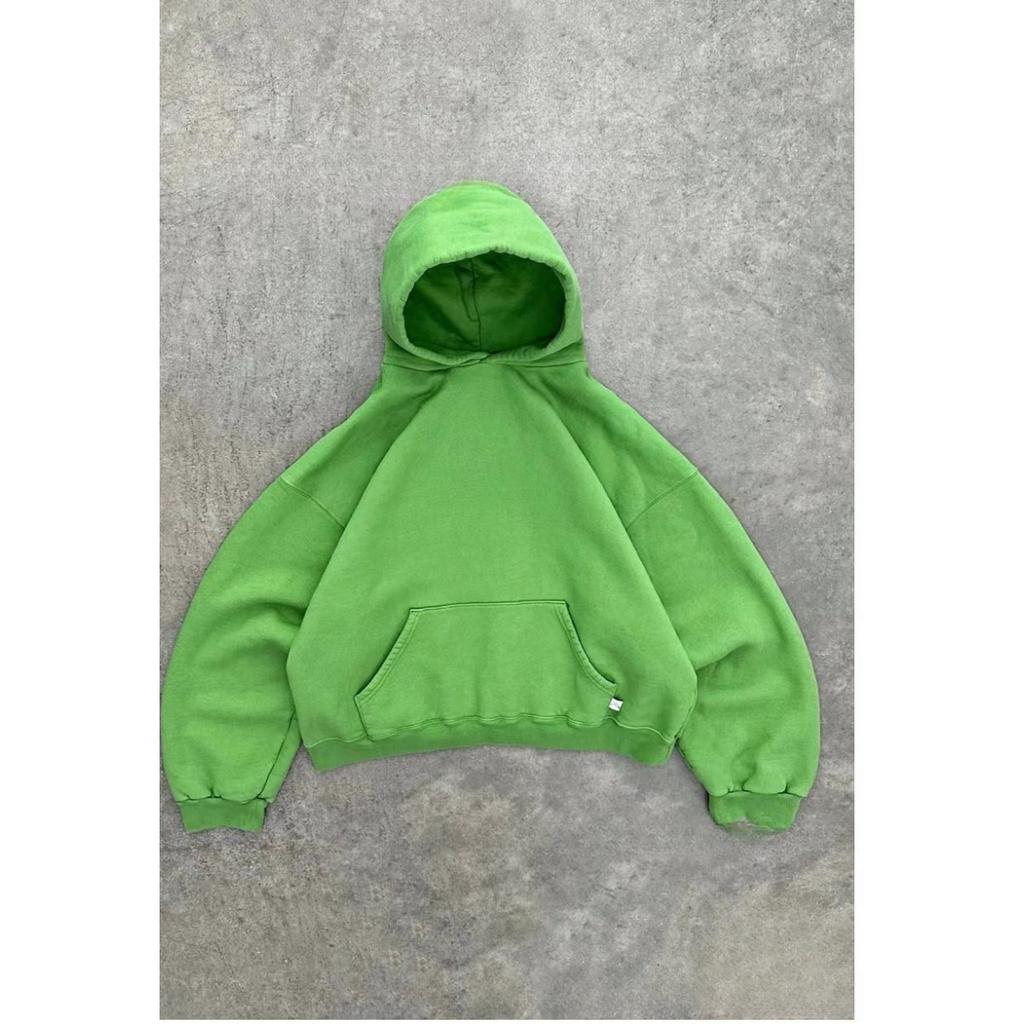 ZYLLO European and American Fashion Loose Hooded Solid Color Street Sports Top