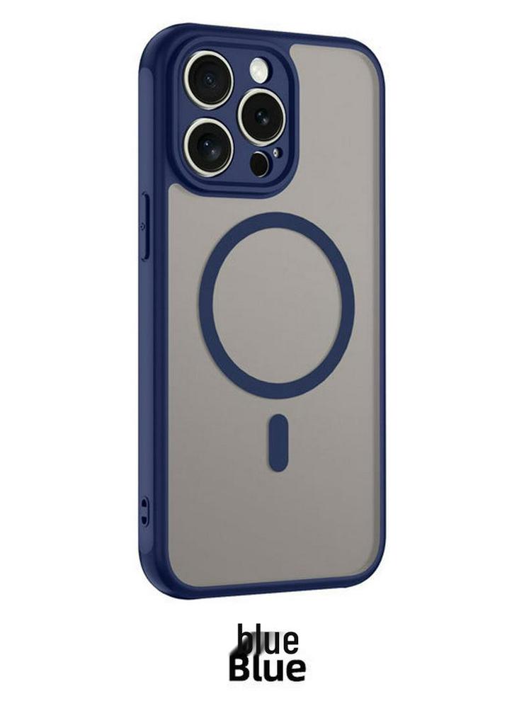 Apple 13 Pro Max Magnetic Magsafe Semi-transparent Frosted Skin-feel Phone Case
