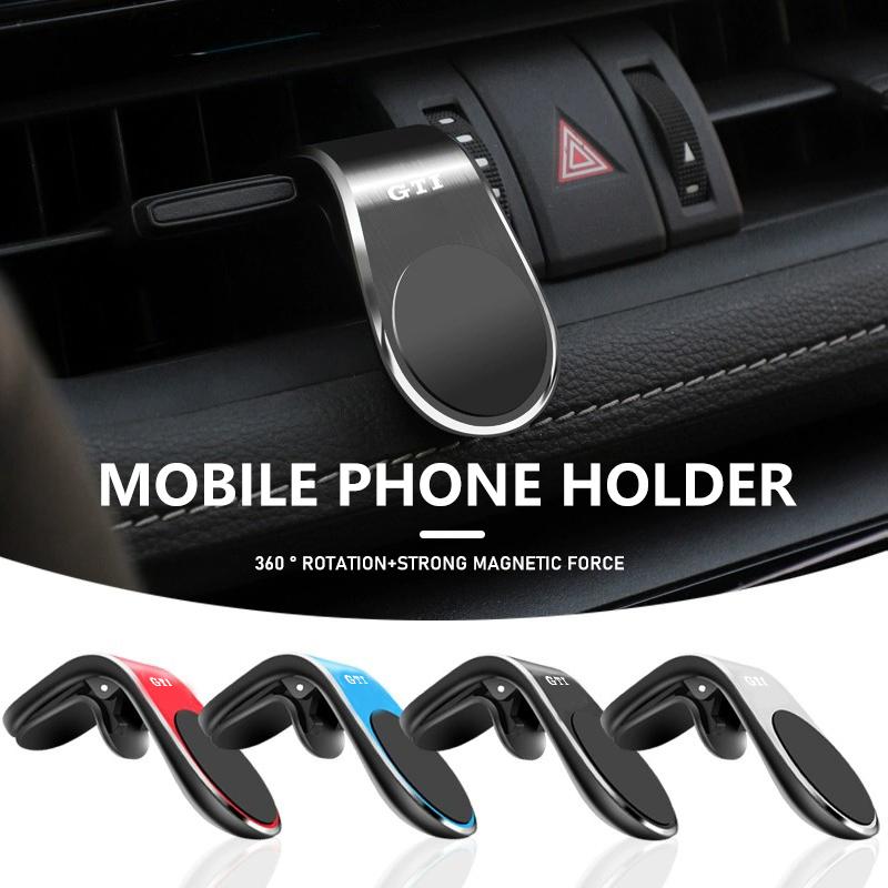 Emblems Magnetic Car Phone Holder Magnet Air Vent Cell Phone Stand For Volkswagen VW Passat B5 B5.5 2000- 2007 2008 2009 2010 To zf7