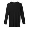 Gunze MH1608 Inner Size LL Size Men's Shirt, Black, (Japan 2L)