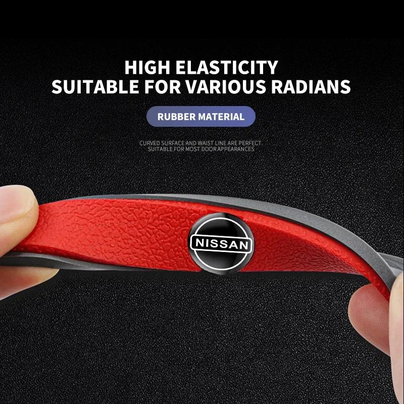 4 gab. Gumijas Bufera Sloksne Automašīnas Durvju Pretsadursmes Emblēmas Uzlīme priekš Nissan X-trail Qashqai Note Juke Sentra Patrol Navara Mic