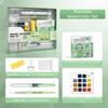 Mini Paint Pigment Box Foldable Travel Painting Tray Watercolor Paint Palette  Travel