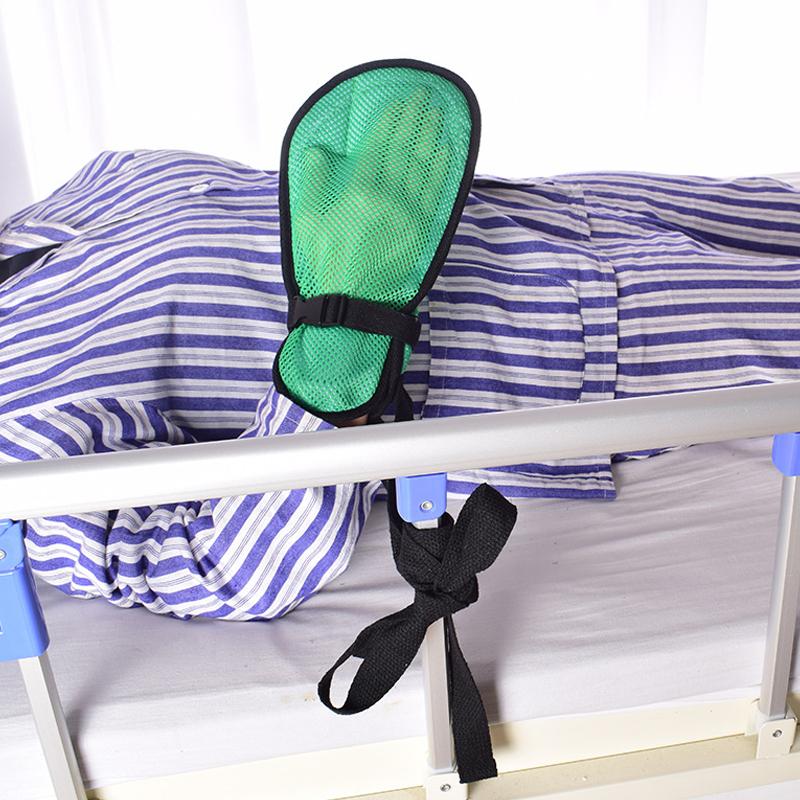1 Pcs Medical Restraint Glove Detachable Bedridden Patient Anti Fall Hand Constraint Protector Elderly Anti Scratch Fixed Glove