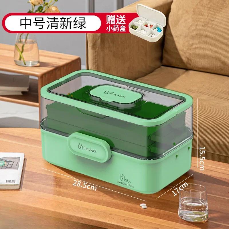 

Household Medicine Box Large-capacity Medicine Multi-layer Sorting Storage Box Portable Storage Box for Groceries new