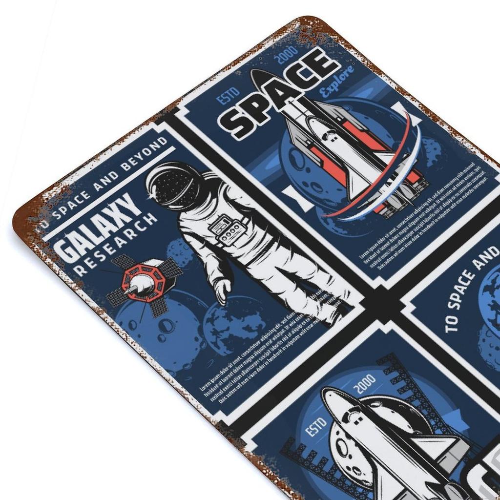 1PC Vertical Rustic Iron Metal Tin Poster, Weathered Aged Patina, 20x30cm or 30x40cm, Vintage Wall Plate for Living Room Cafe Garage or Office