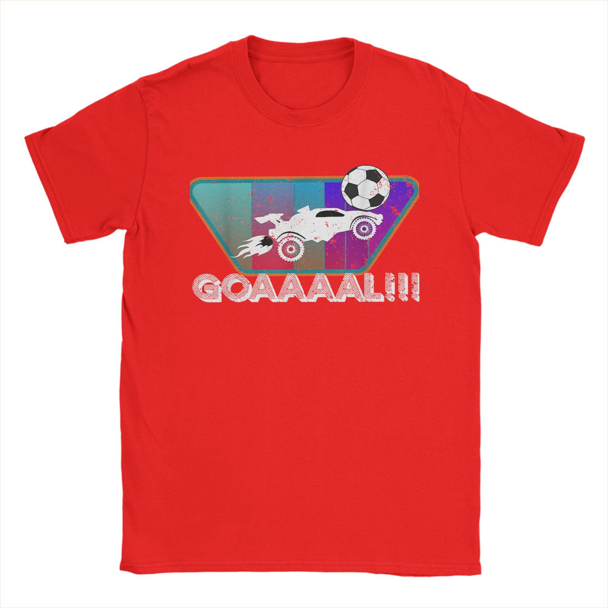 

Rocket RC Soccer Car League Gamer What A save TShirt Summer 100 Cotton T Shirts For Men Short Sleeve Y2K Retro Top Tees S