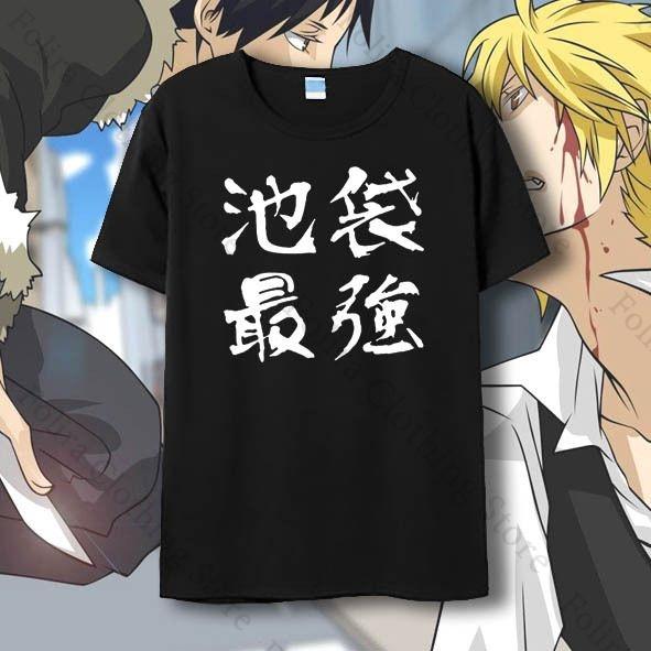 Anime DuRaRaRa Series Print Tshirt Unisexs Top Summer Tops Short Sleeve Tee Unisex Womens Tshirt Cotton T Shirt Clothes