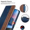 Suitable for Samsung S23 mobile phone leather case A32 business splicing contrasting color flip card wallet protective case A02S