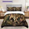 Lord Rings Trilogy Threepiece Set 1 Duvet Cover 2 Pillowcase Without Core Bedding Set Soft And Comfortable Christmas Birthday Gift