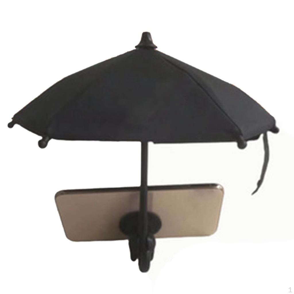 Mobile Phone Umbrella Stand, with Suction Cup Mount Outdoor Lightweight Durable Material Universal