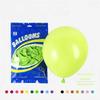 100 PCS Candy Color Matte Latex Balloons Durable for Kids Birthday Wedding Christmas Halloween Party Decoration